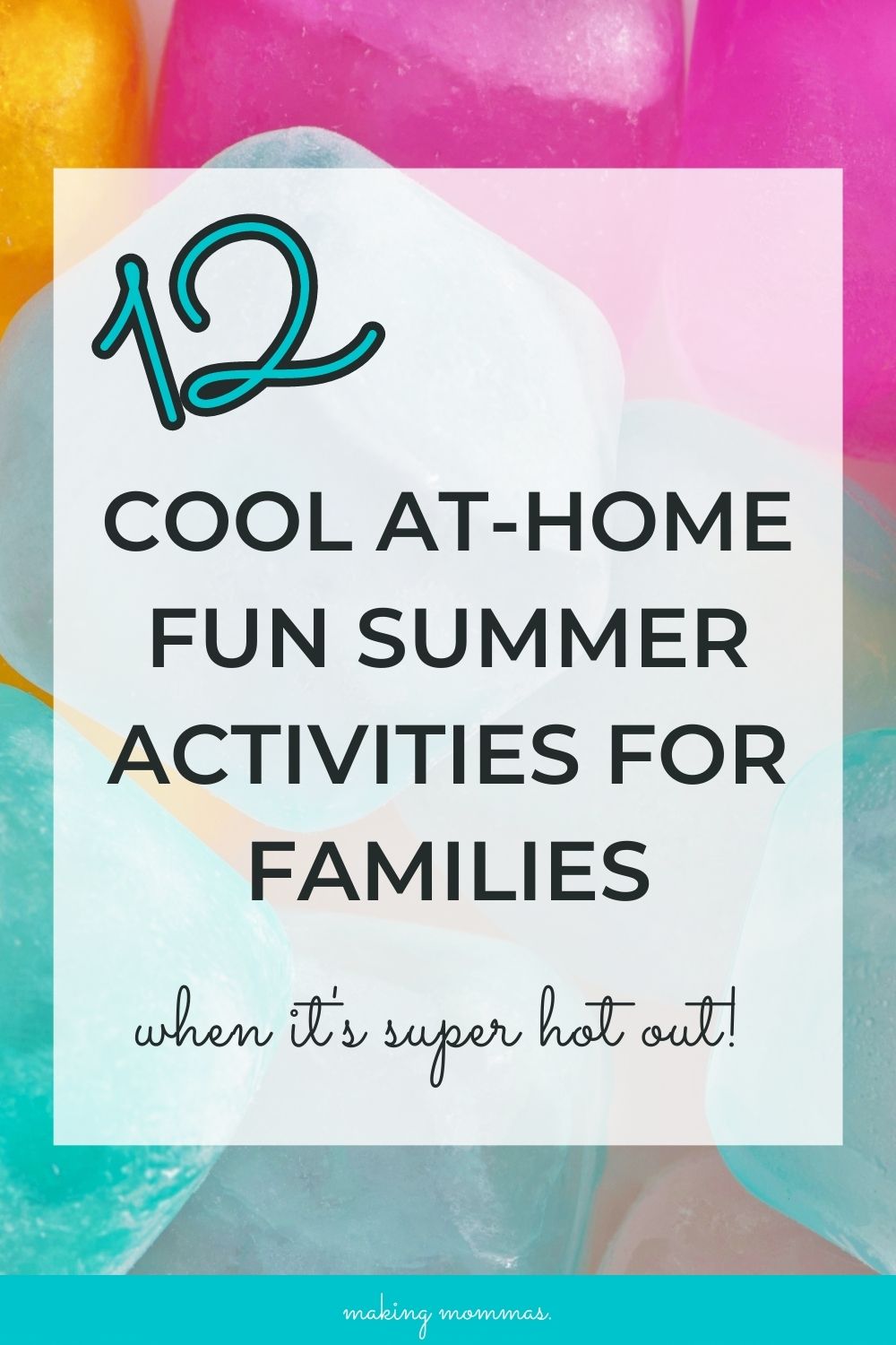 image of at home summer activities for families