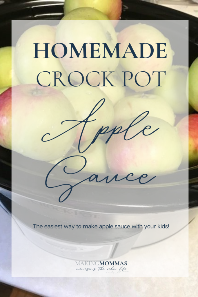 how to make homemade crock pot apple sauce
