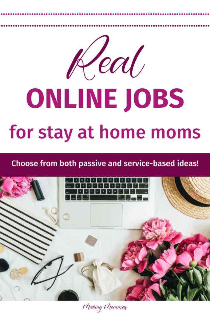 Real online jobs for stay at home moms