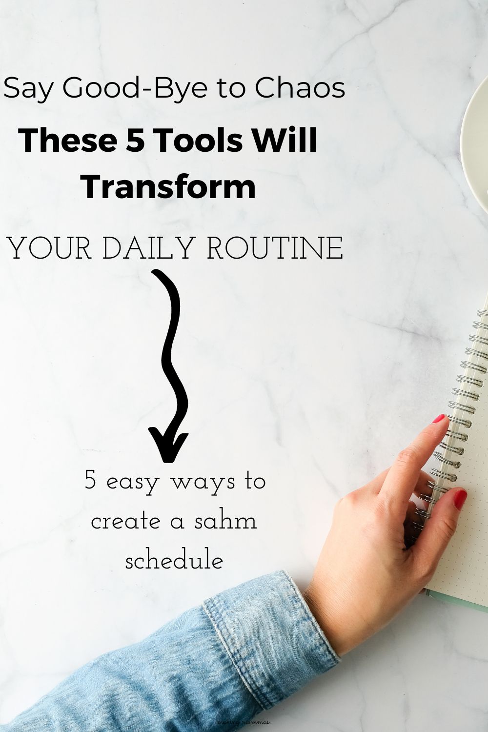 pin image of 5 tools to transform your daily routine