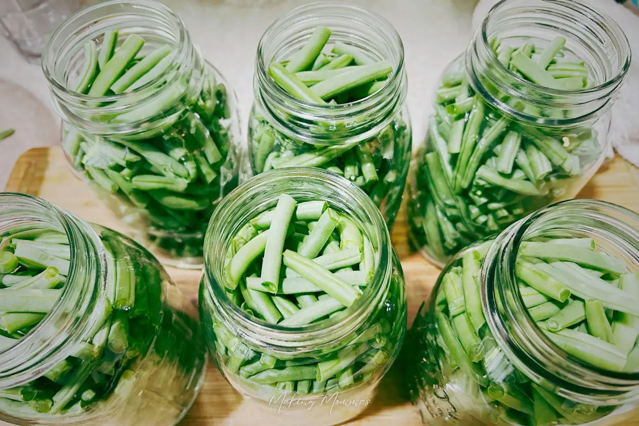 image of beans in a jar