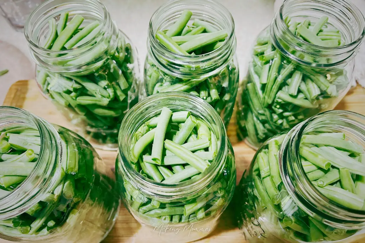 image of beans in a jar