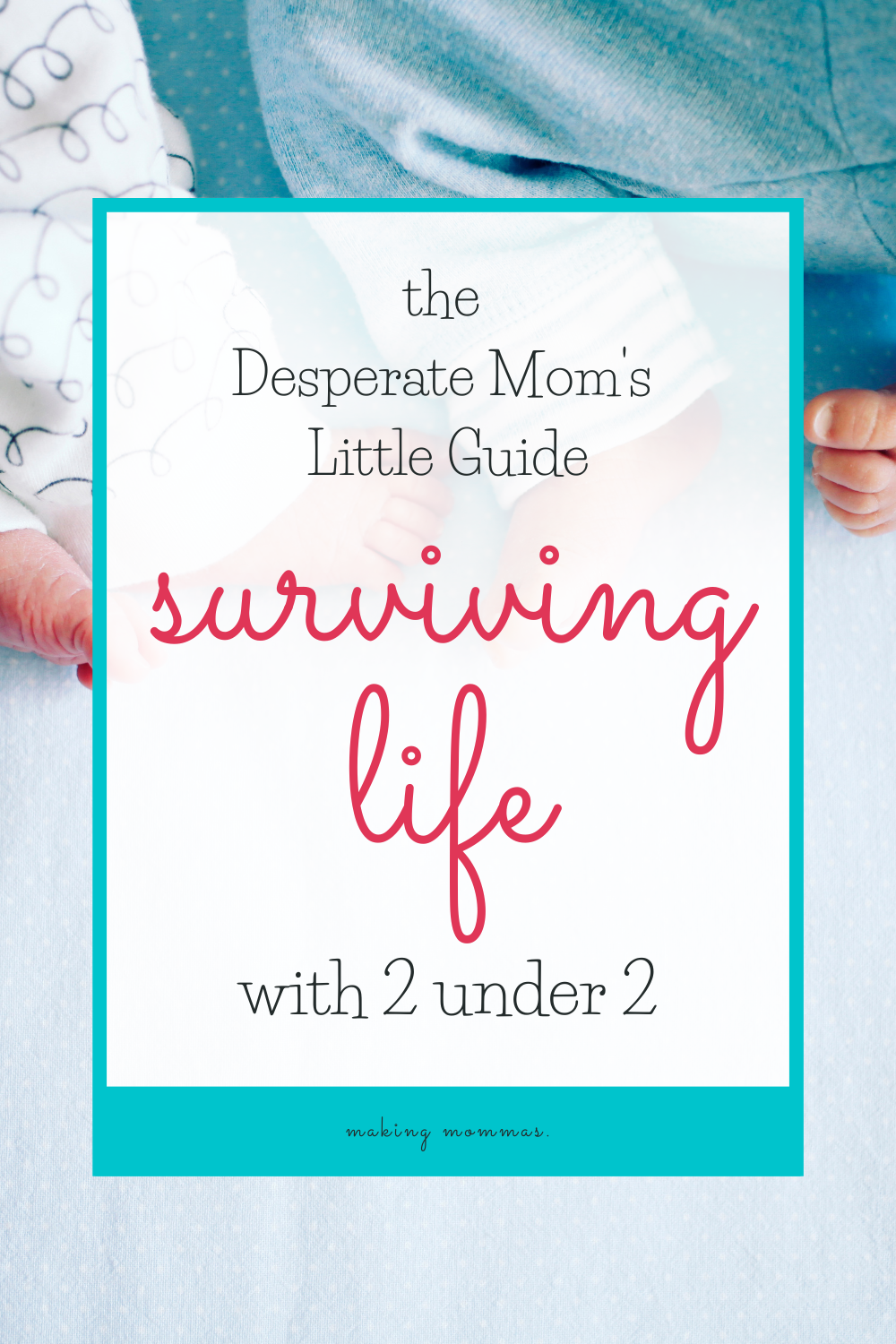 The Desperate Mom's Little Guide to Surviving Life with 2 under 2
