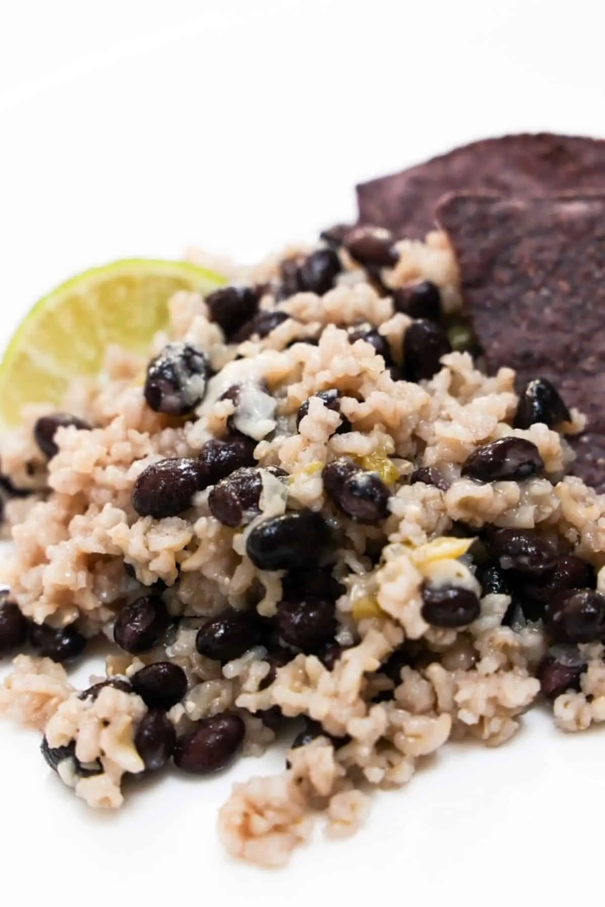 image of a rice and bean hotdish