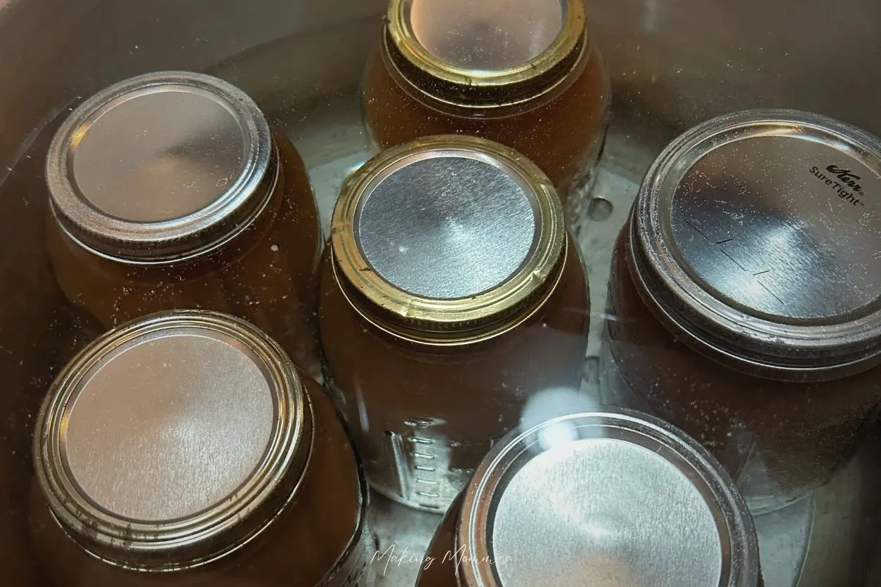 image of jars in a canner