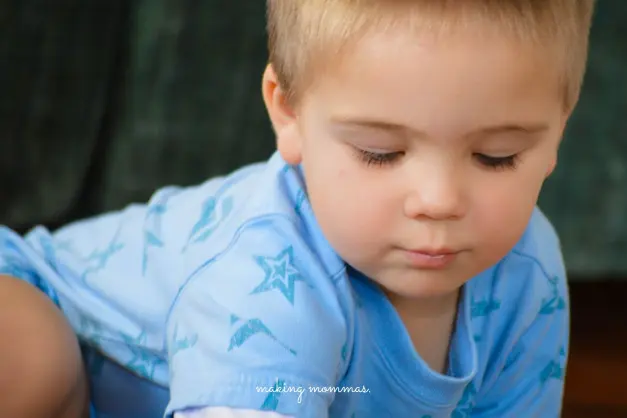 image of a boy in a blue shirt