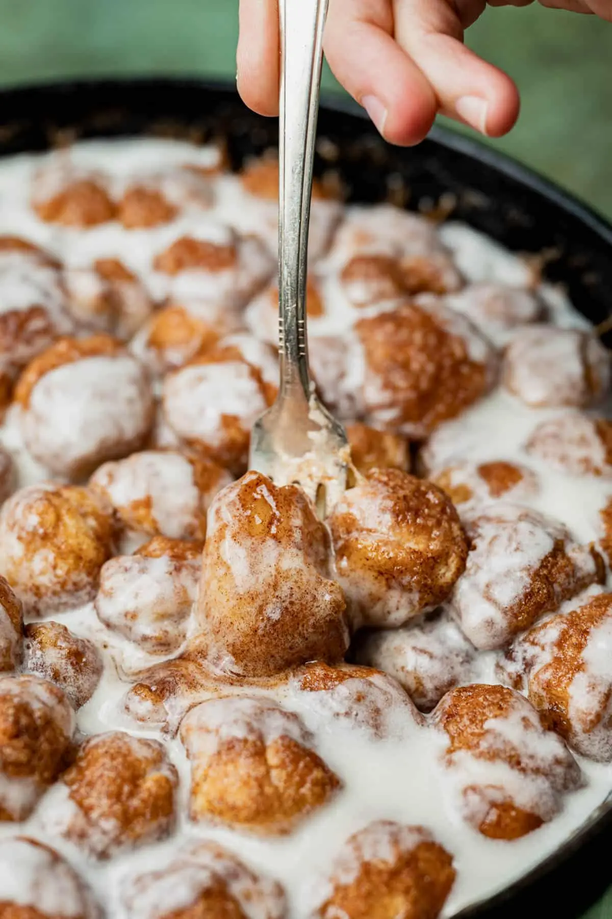 image of cinnamon roll bites