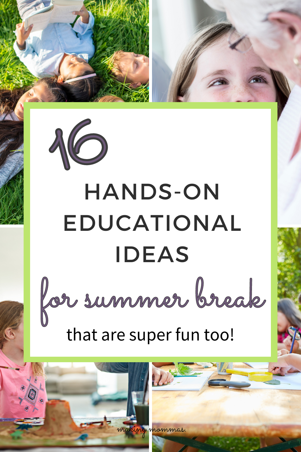 pin on hands on educational learning ideas for summer break