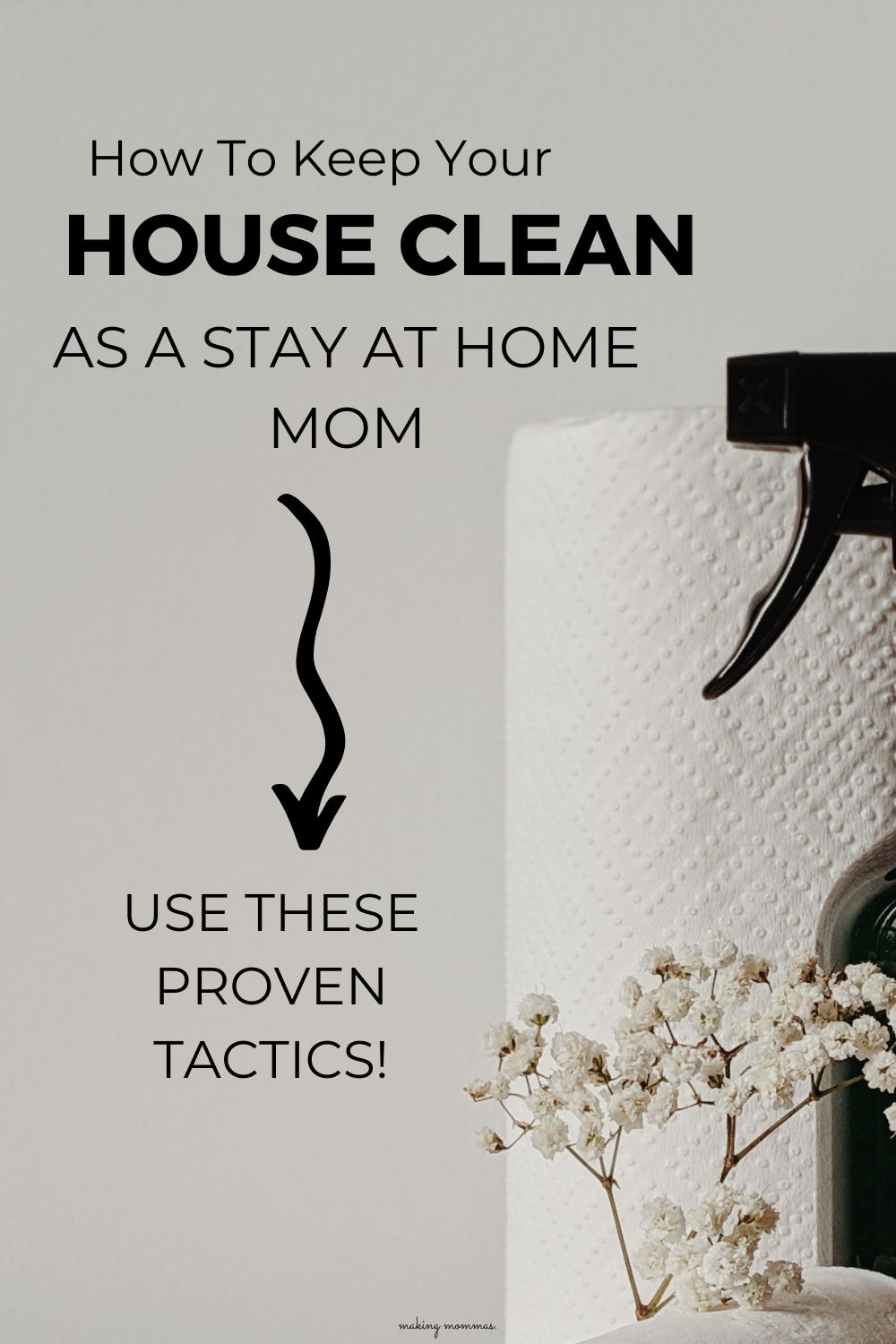 pin image of how to create the best stay at home mom cleaning schedule