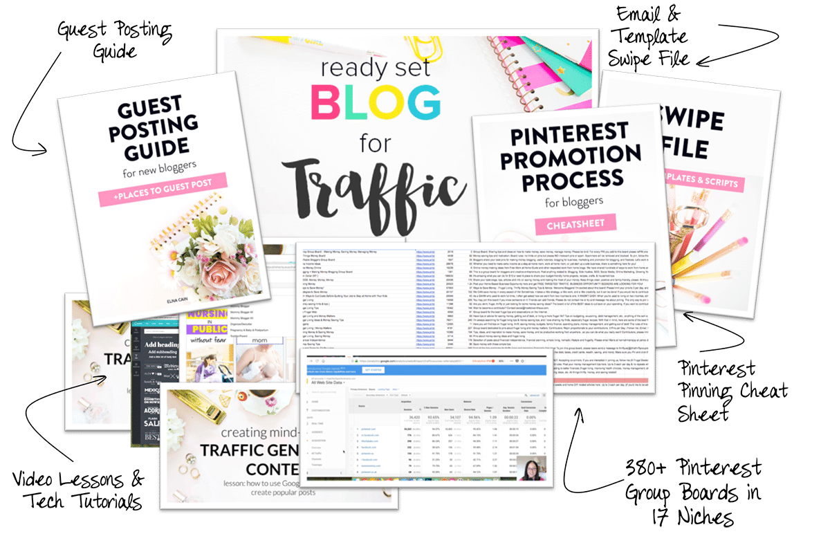 image of ready set blog for traffic course