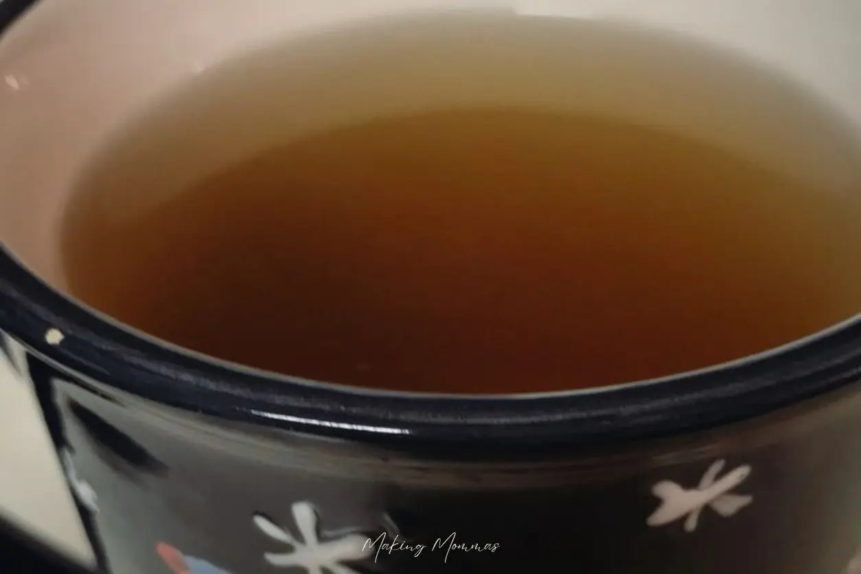 image of hot apple cider in a mug