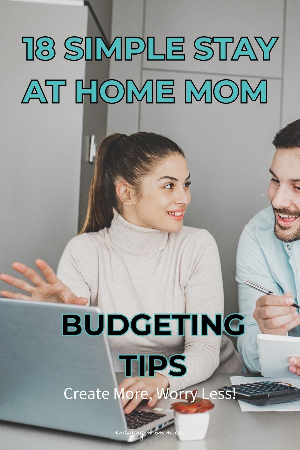 stay at home mom budgeting tips pin